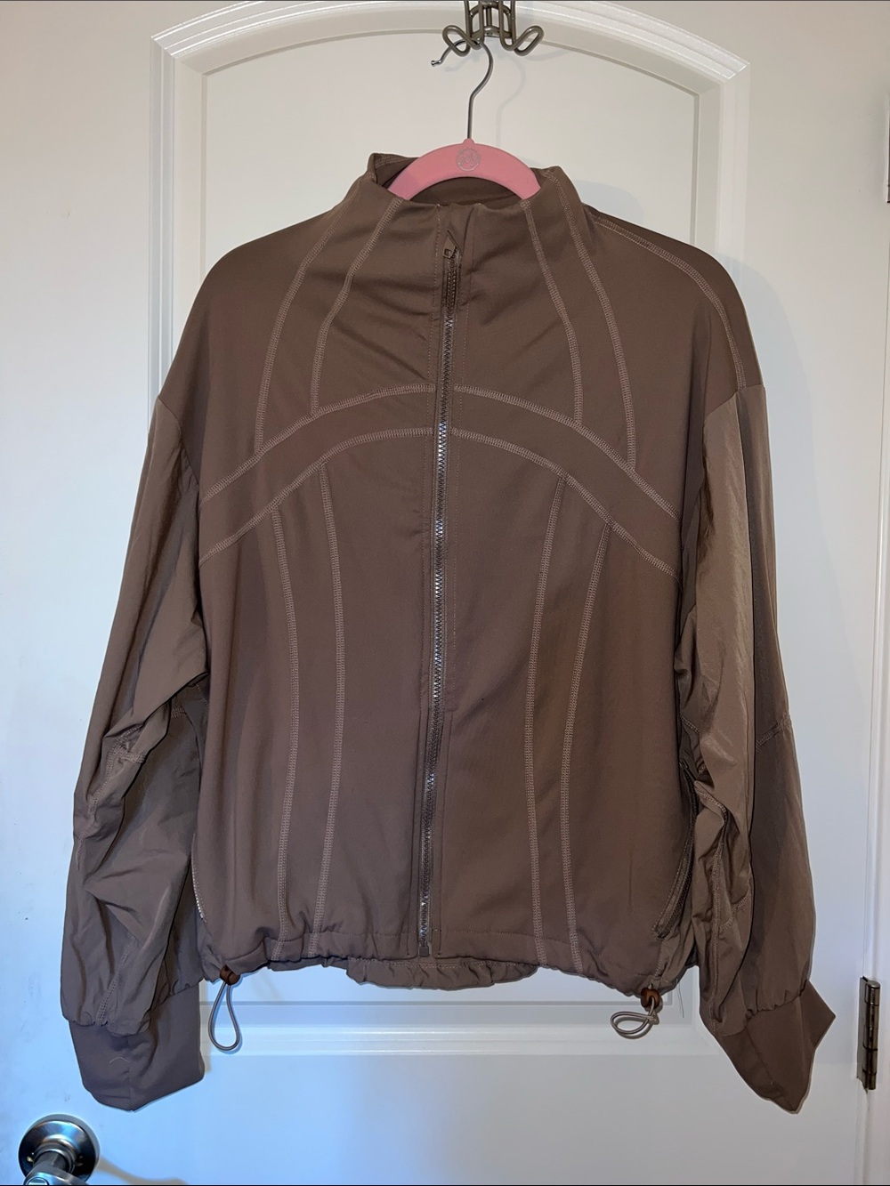 Luna Peak Collar Brown Jacket